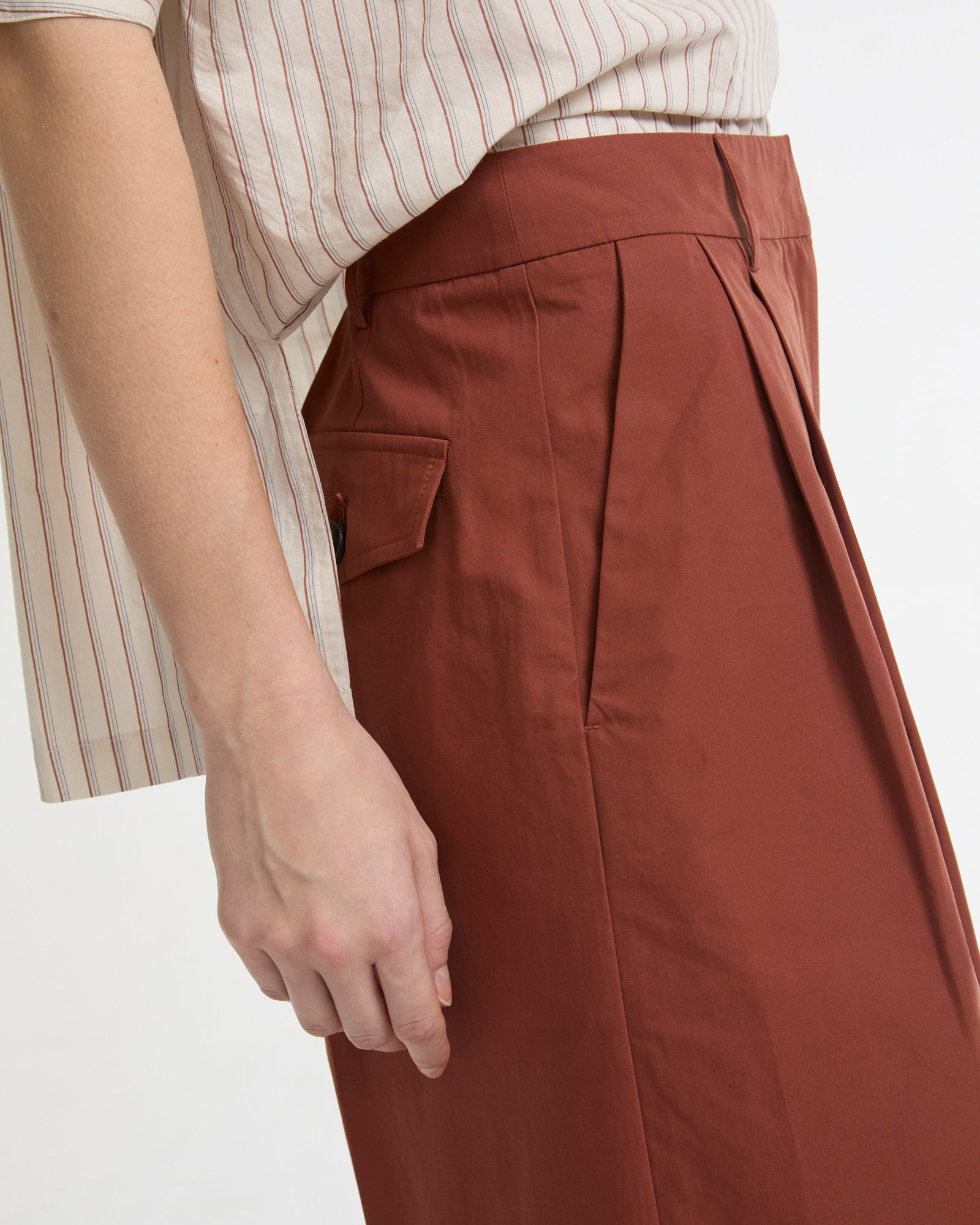Cotton Bermuda shorts -Summer sale - Yves Salomon