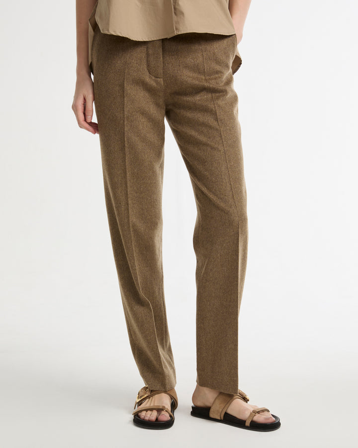 Cashmere tailored trousers