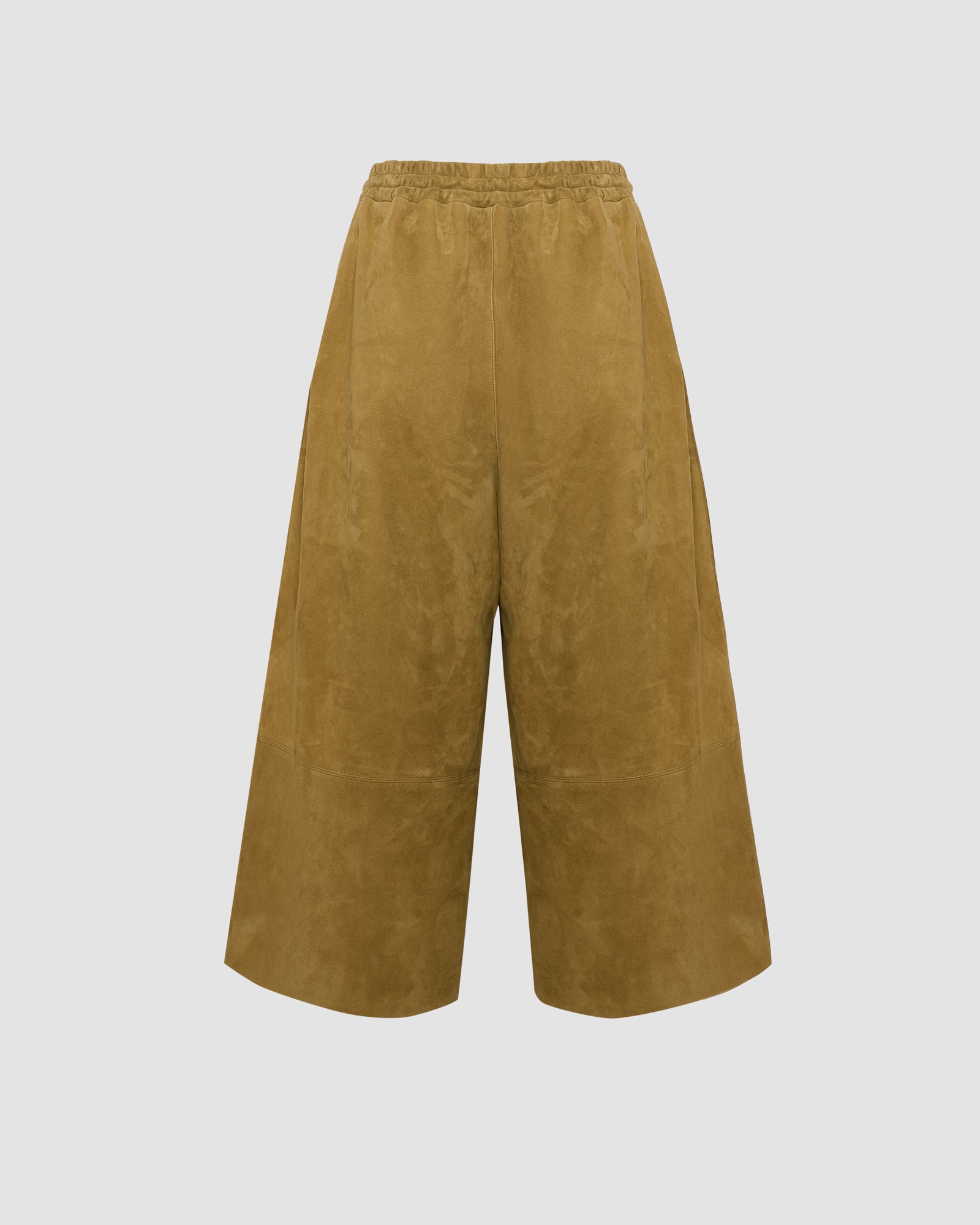 Suede lamb wide culottes -Summer sale - Yves Salomon