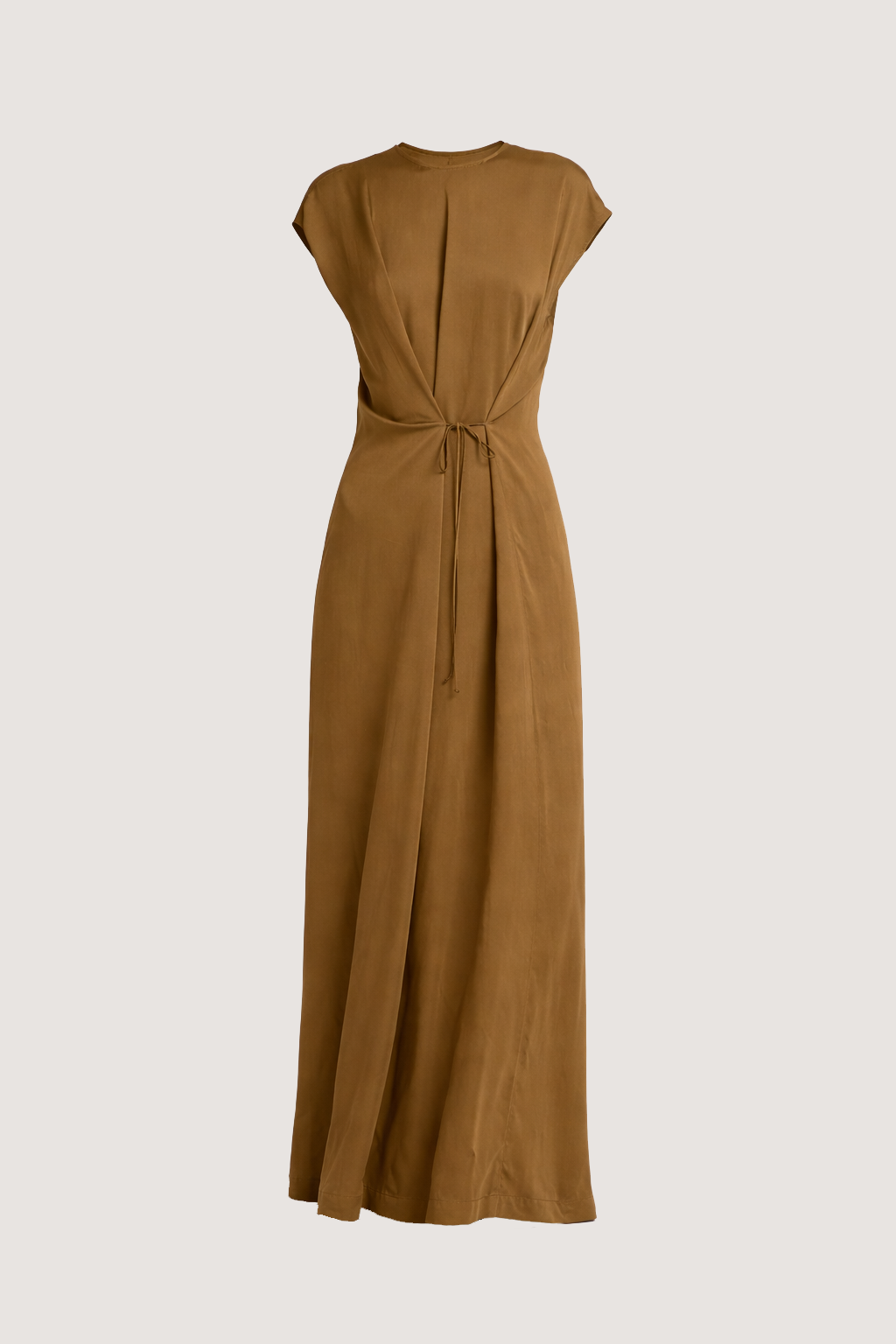 Asymmetric adjustable satin dress -Summer sale - Yves Salomon