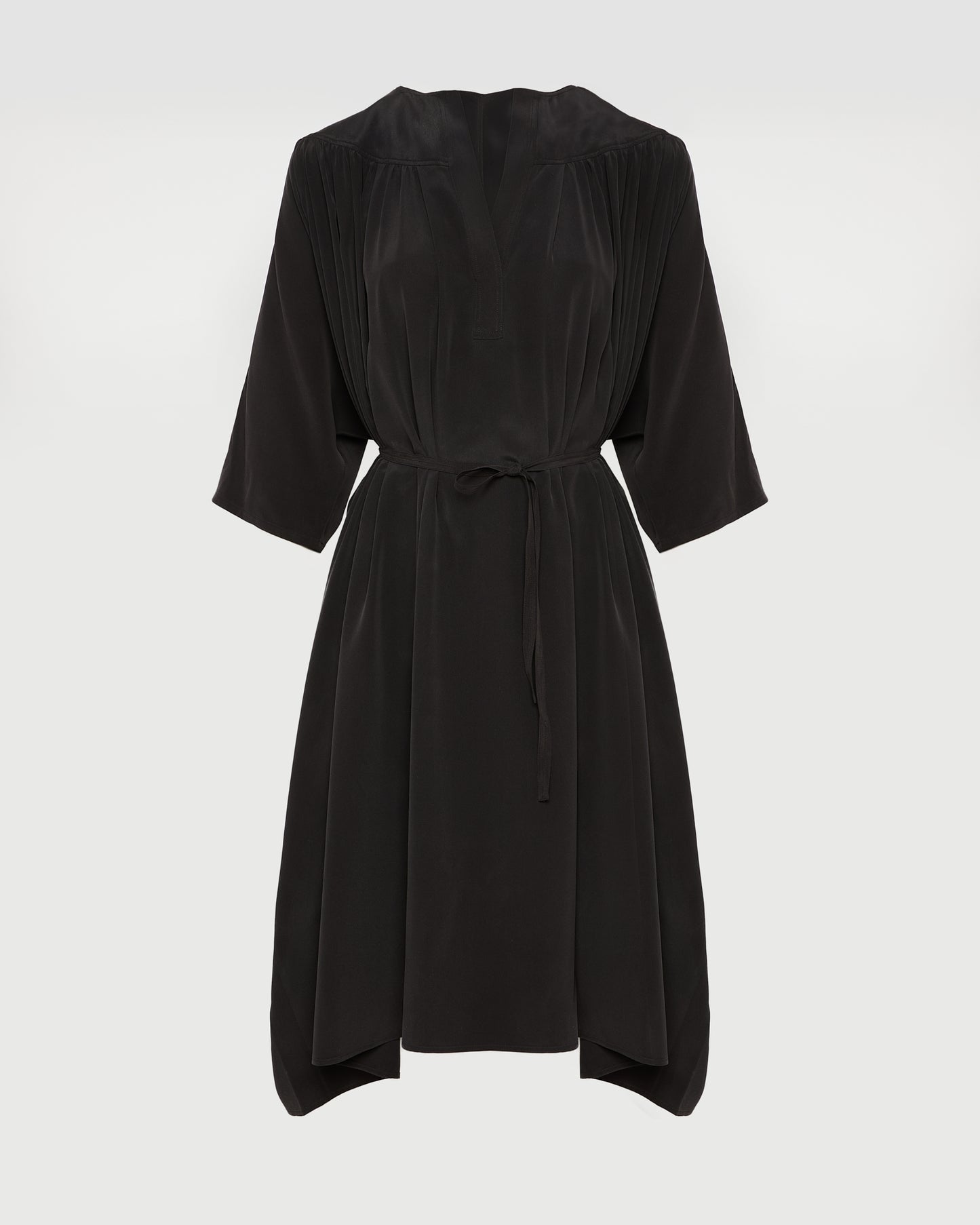 Light silk crepe dress