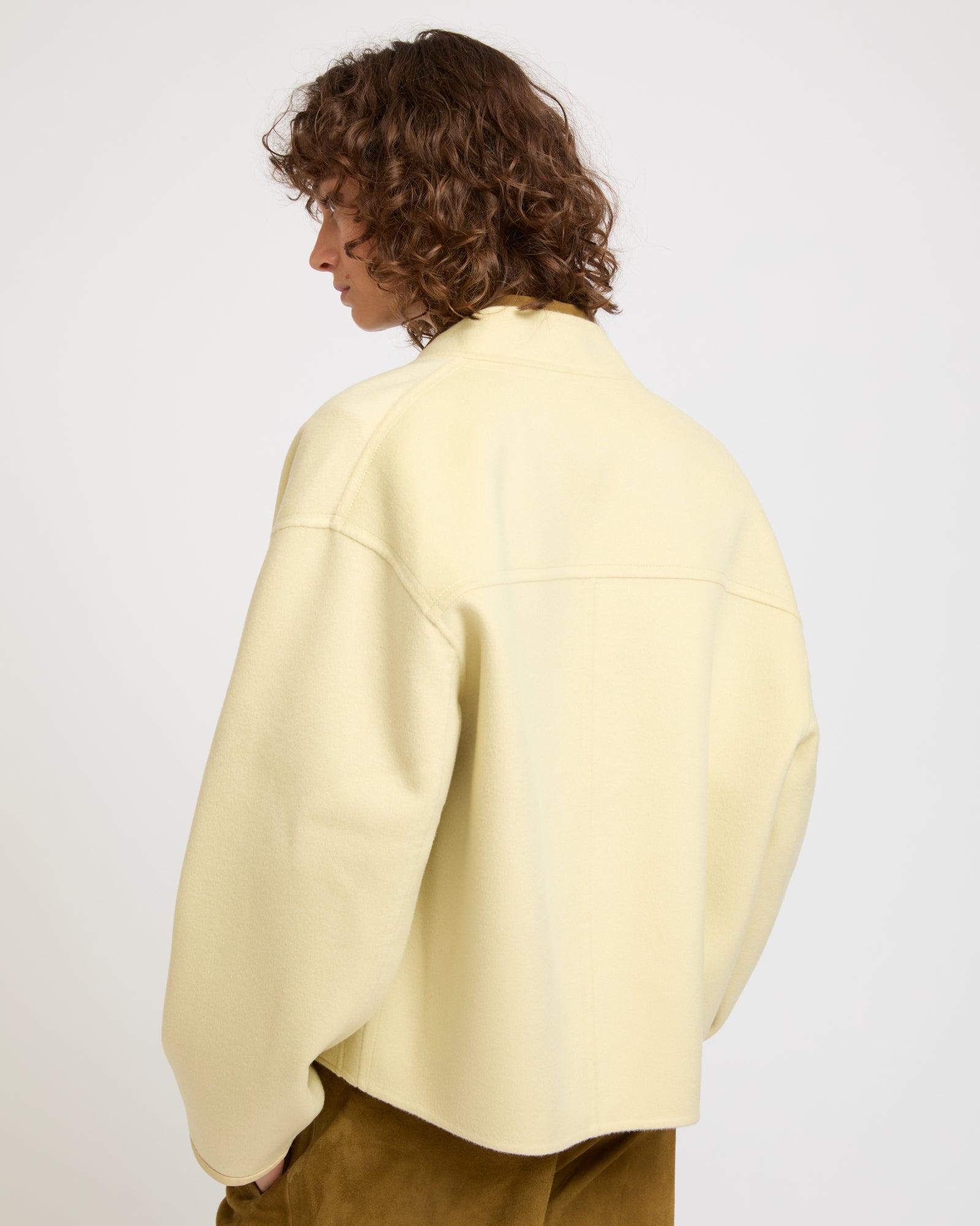 Double-sided cashmere-blend varsity jacket -Summer sale - Yves Salomon