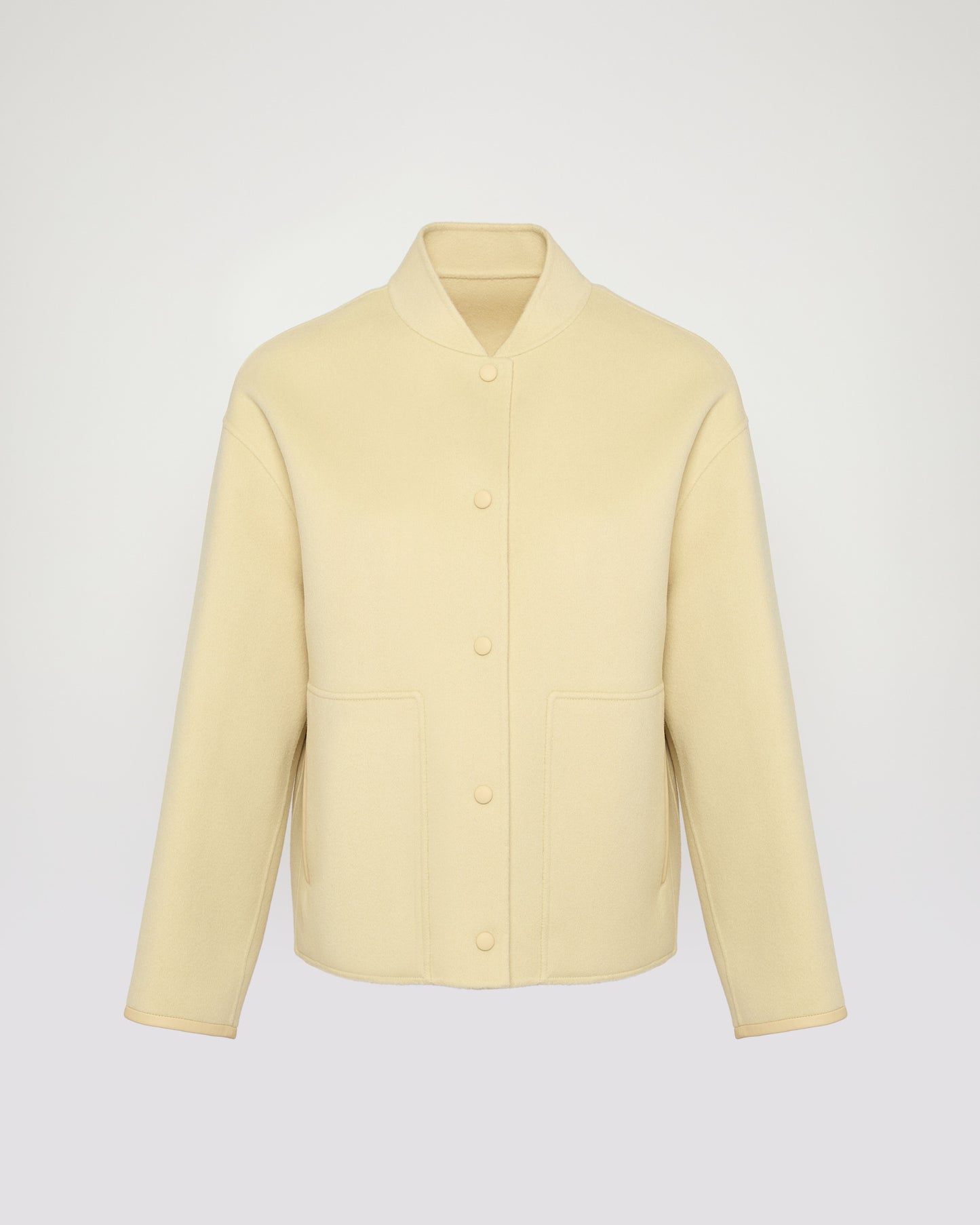 Double-sided cashmere-blend varsity jacket -Summer sale - Yves Salomon