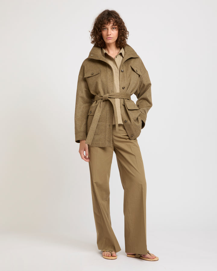 Cashmere safari jacket