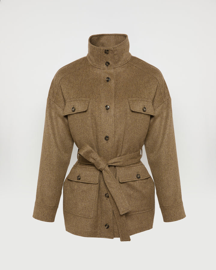 Cashmere safari jacket
