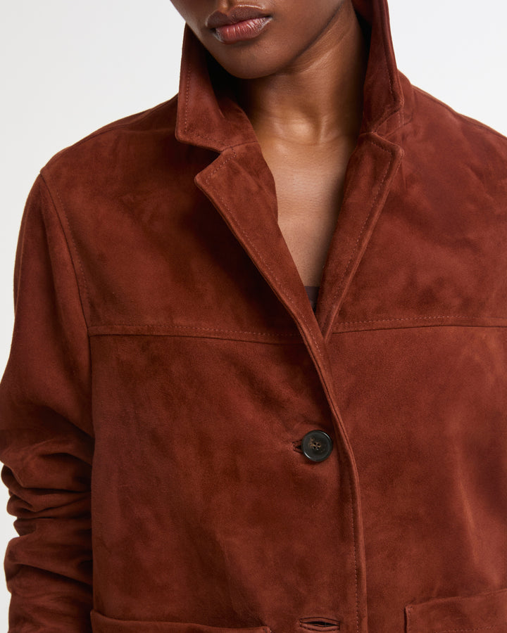 Double-sided lambskin jacket