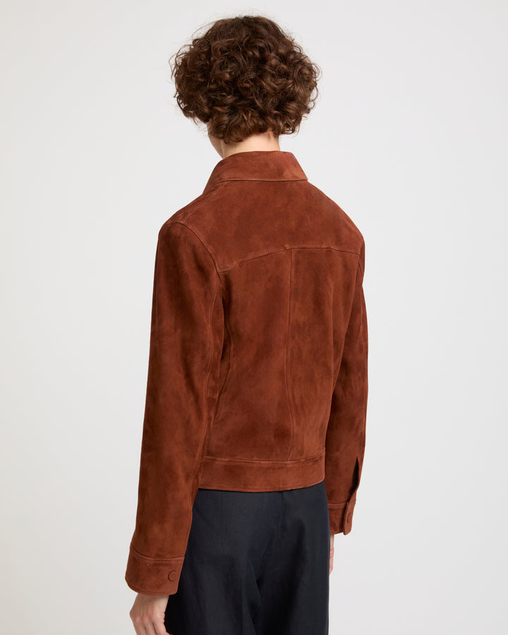 Double-sided lambskin jacket