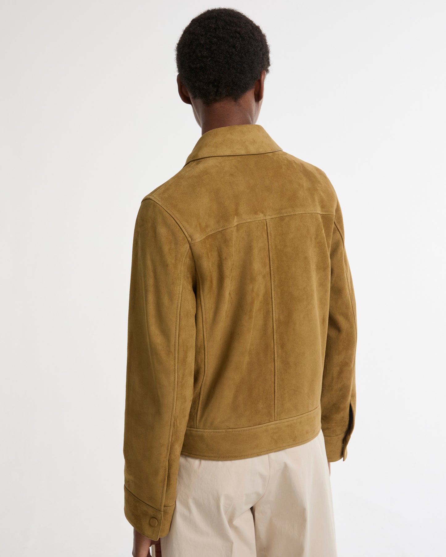 Double-sided lambskin jacket