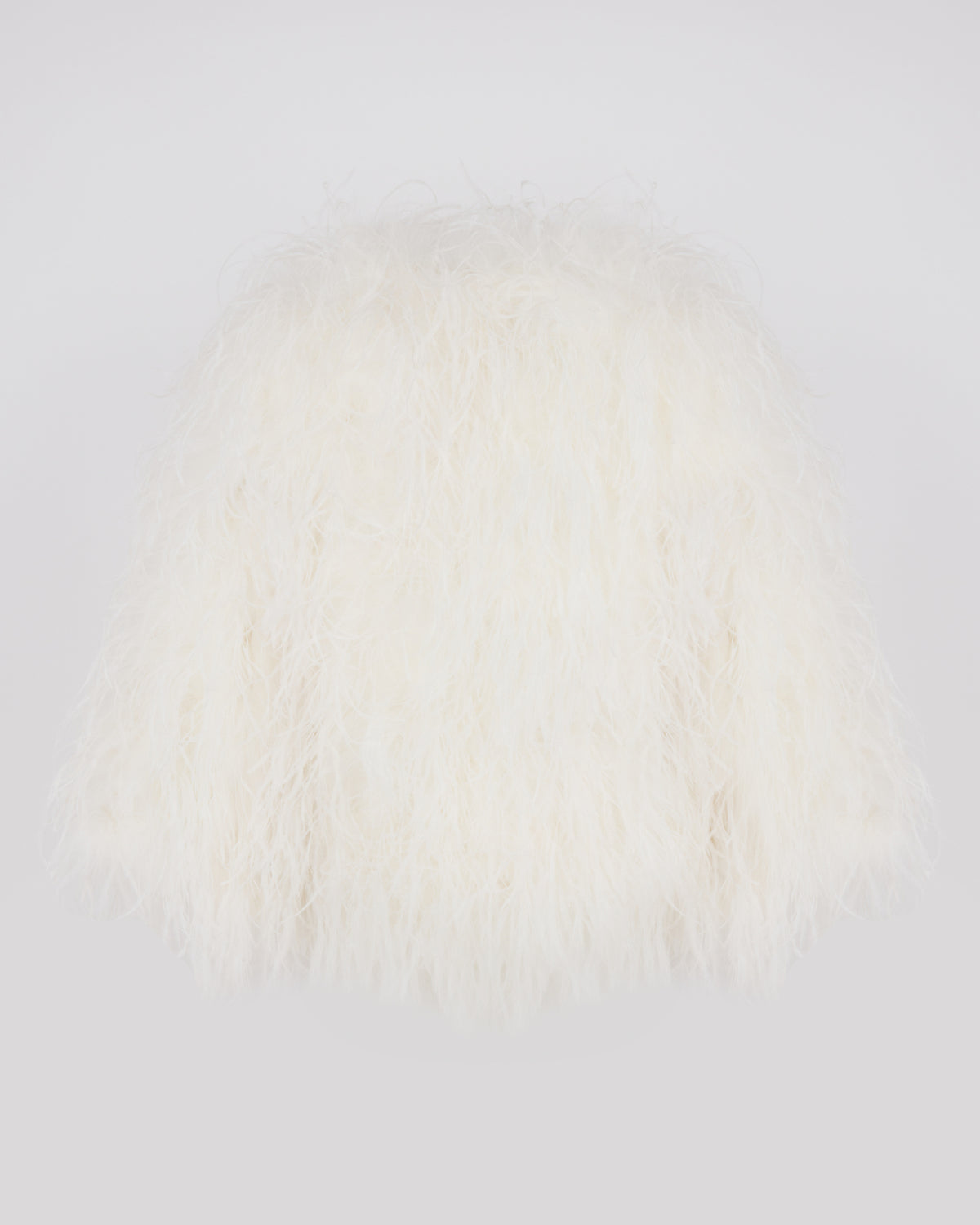 Short ostrich feather jacket - Yves Salomon - New Fall/Winter Collection