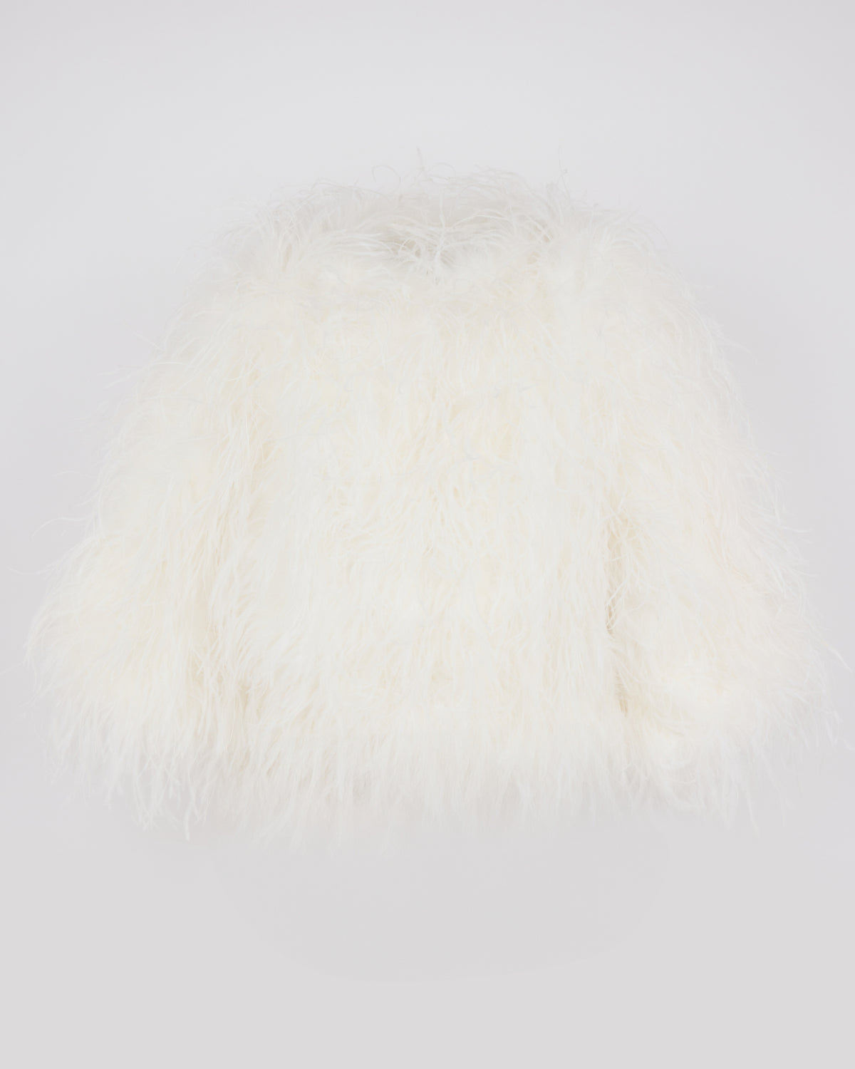 Short ostrich feather jacket - Yves Salomon - New Fall/Winter Collection