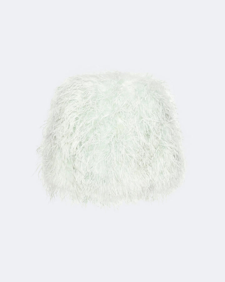 Short Ostrich Feather Jacket