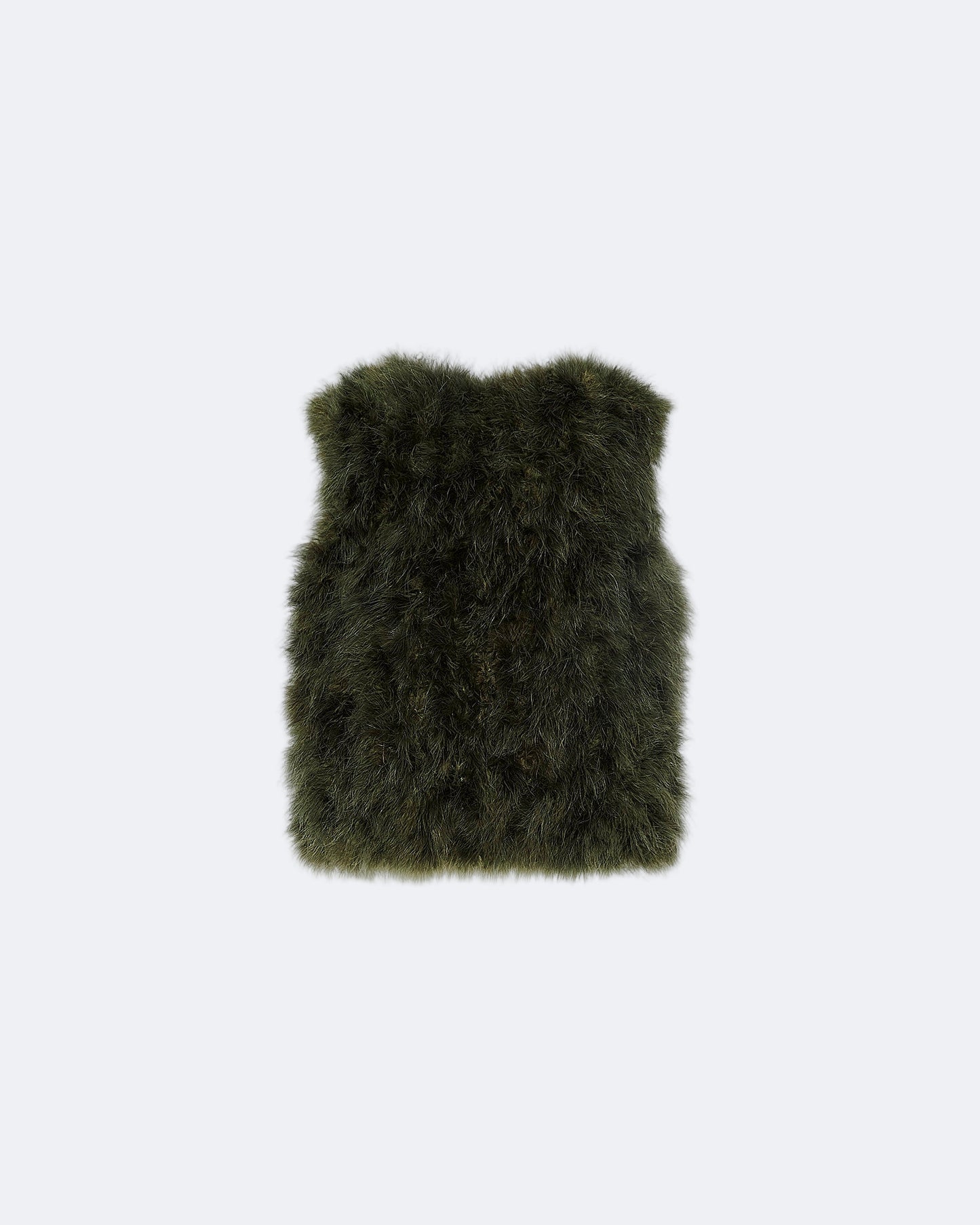 Winter sale & boxing day Yves Salomon -Cropped feather gilet