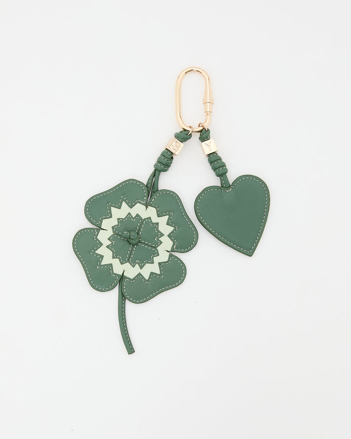Clover bag charm / keyring - Yves Salomon