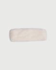 Mink fur and leather headband