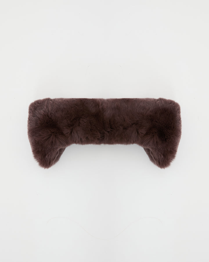 Rex rabbit fur headband