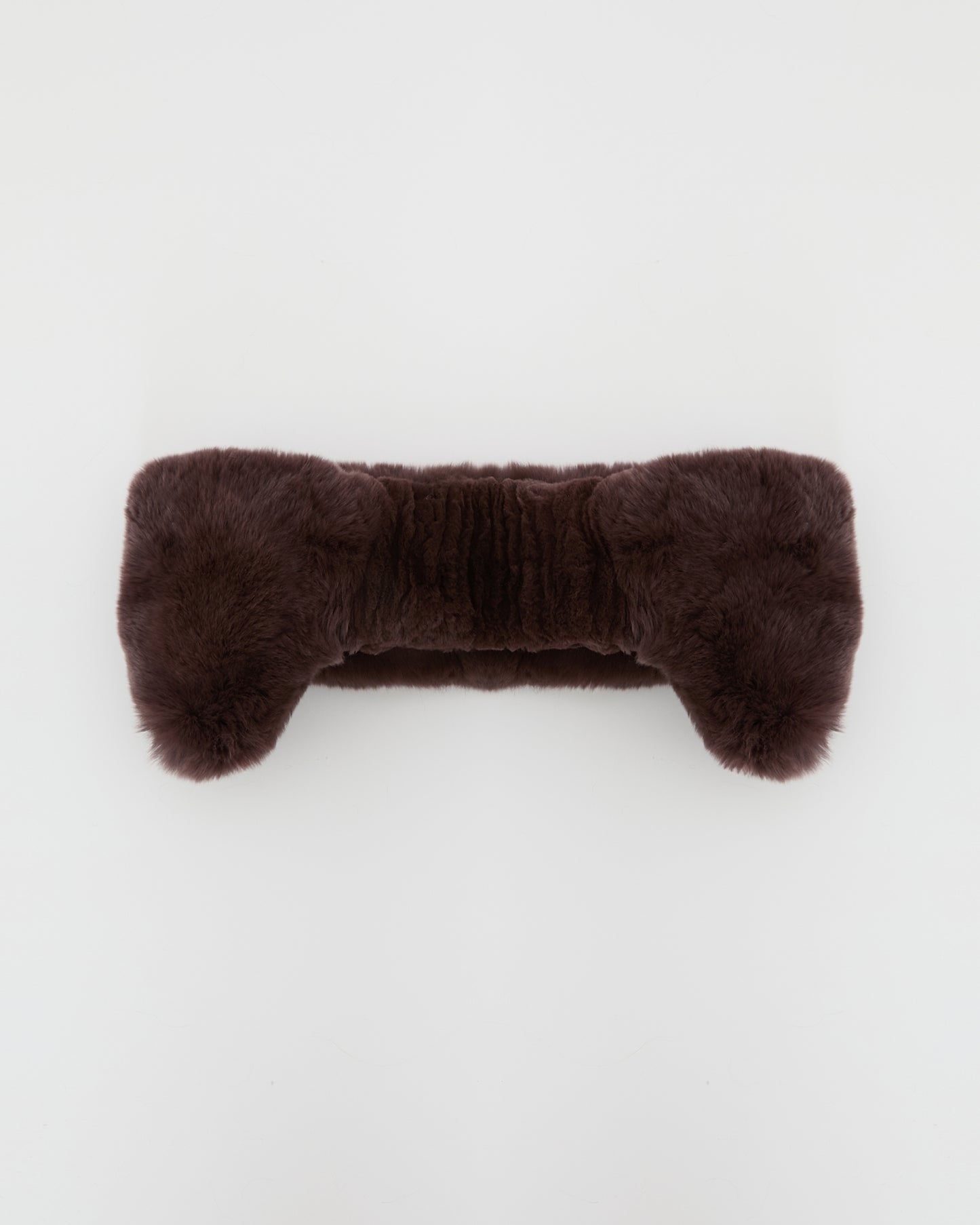 Rex rabbit fur headband