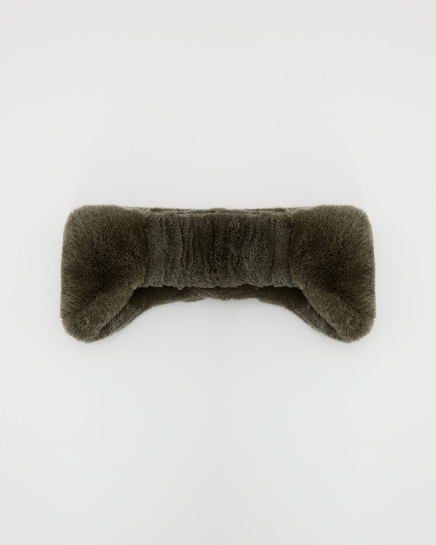 Rex rabbit fur headband