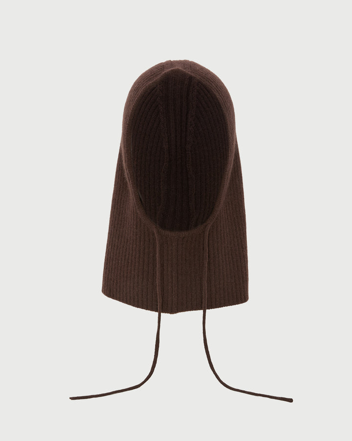100% cashmere knit balaclava
