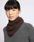 100% cashmere knit bandana