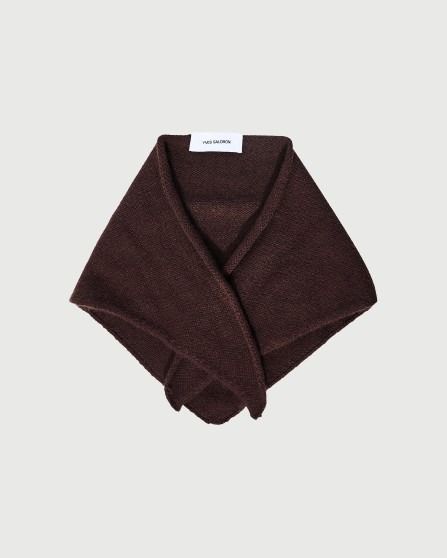 100% cashmere knit bandana - Yves Salomon - New Fall Winter Collection
