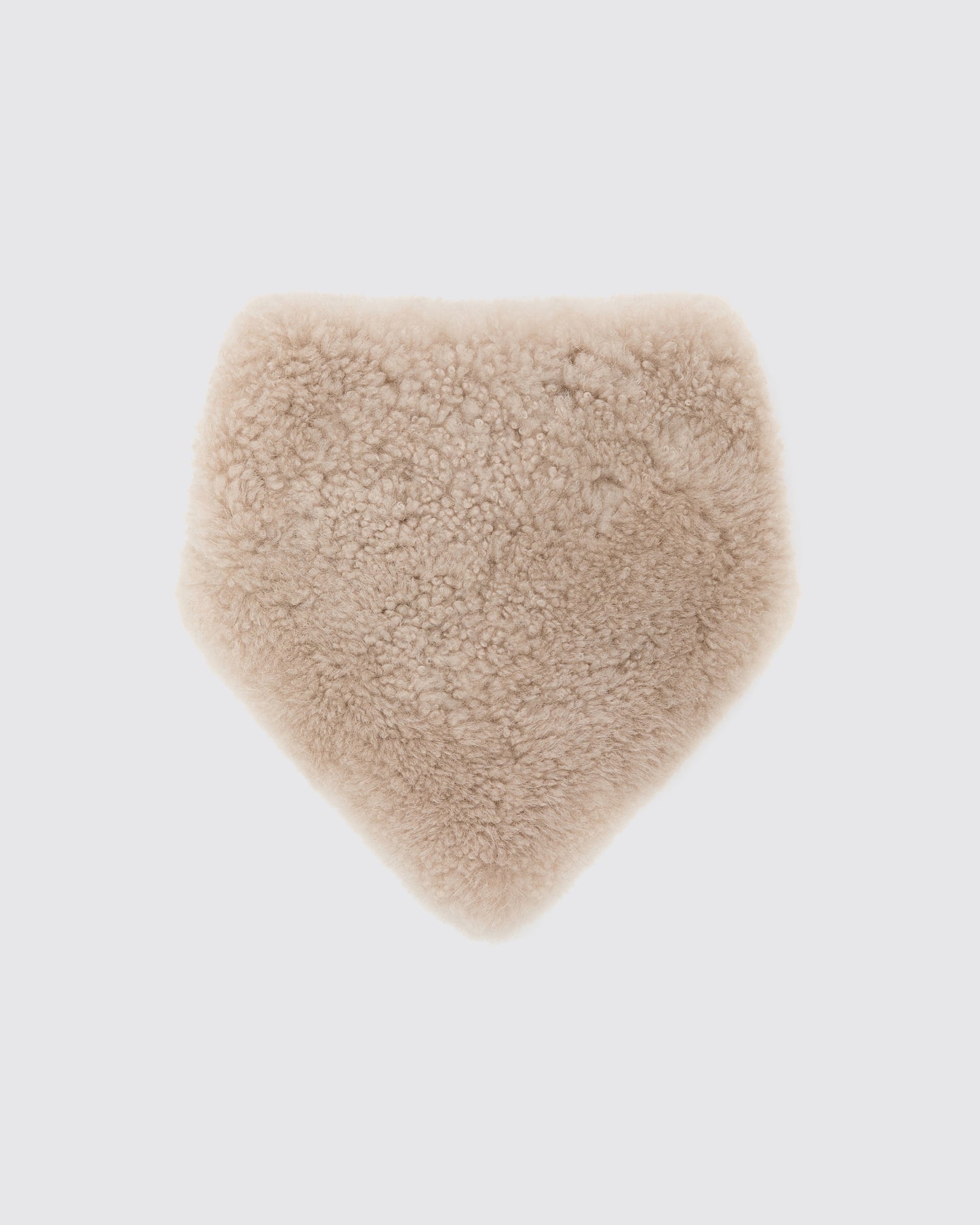 Cashmere lambskin shearling bandana