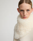 Cashmere lambskin shearling bandana