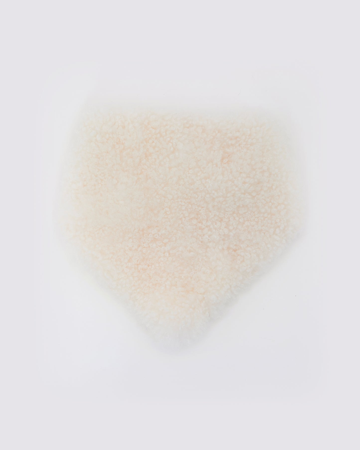 Cashmere lambskin shearling bandana