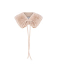 Cashmere lambskin collar