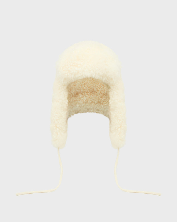 Cashmere lambskin shearling ushanka -Yves Salomon