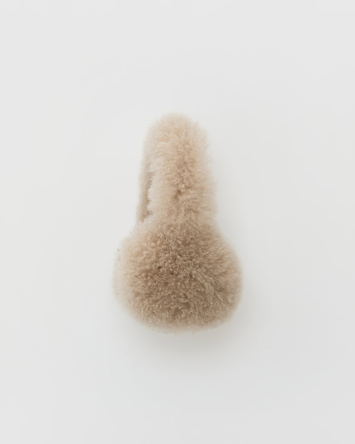 Cashmere lambskin shearling earmuffs