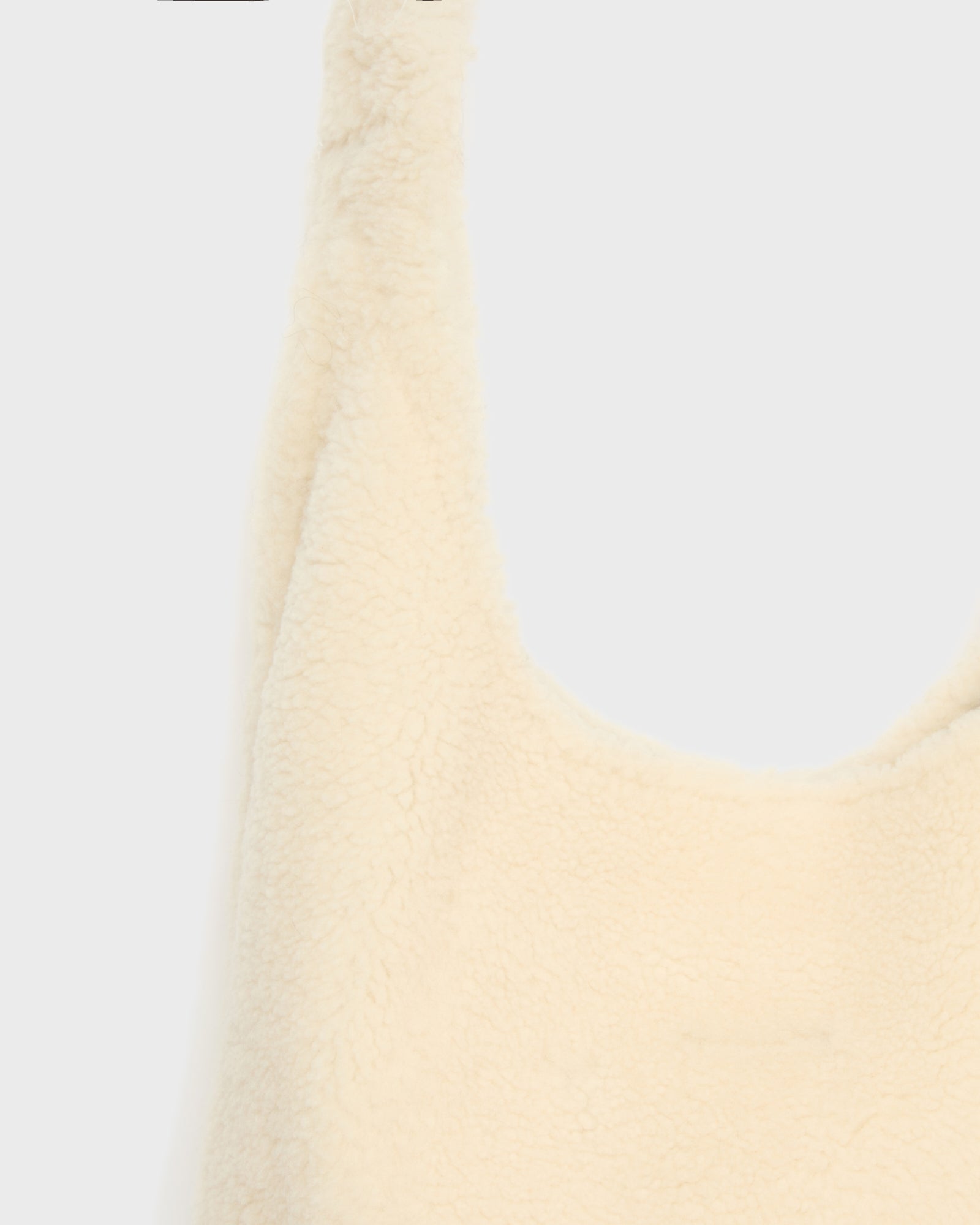 Curly Merino lambskin shearling bag -Yves Salomon