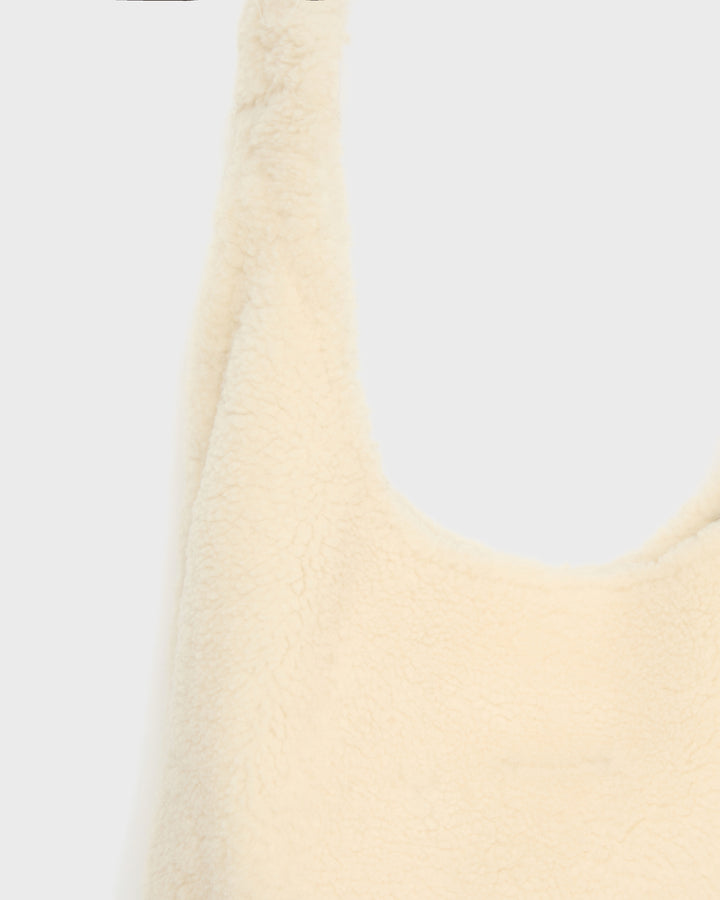 Curly Merino lambskin shearling bag -Yves Salomon