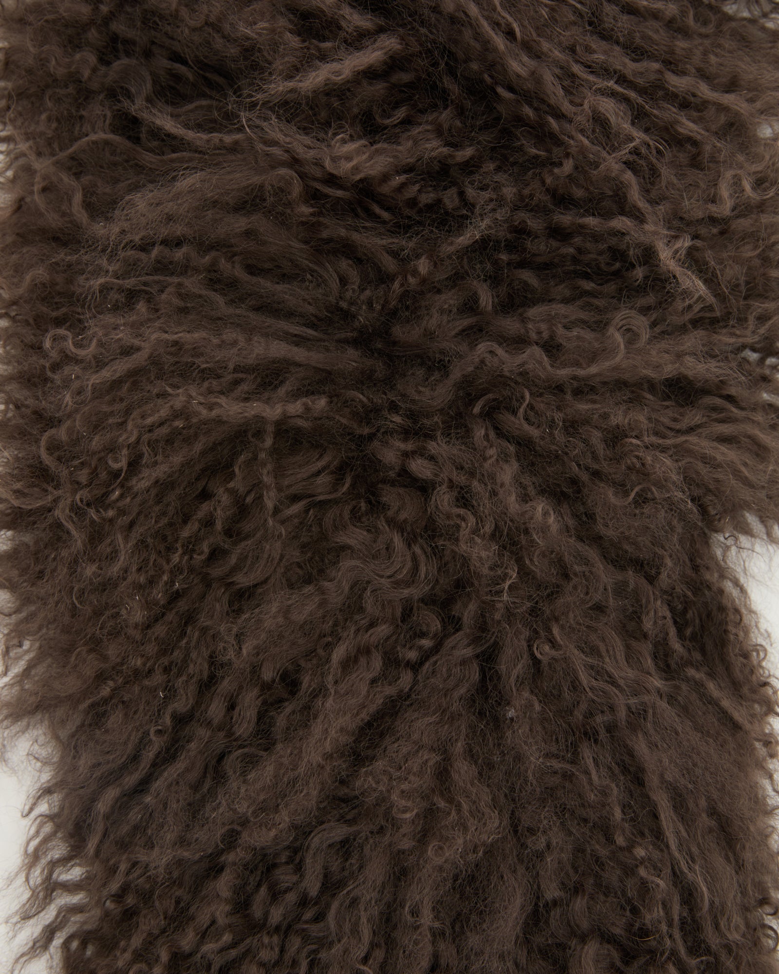 Long-haired lamb scarf -Yves Salomon