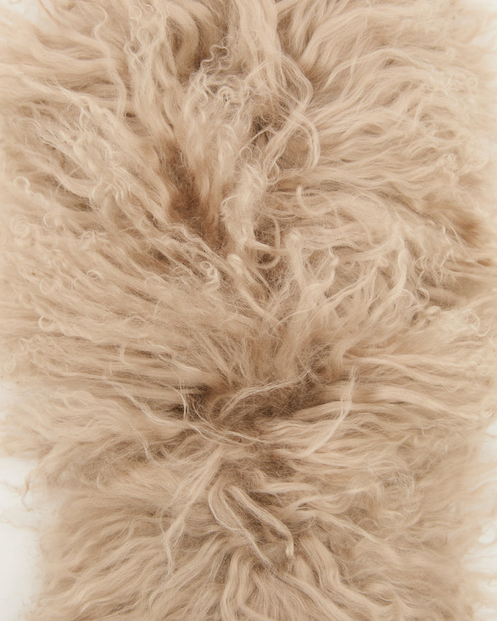 Mongolian shearling scarf -Yves Salomon