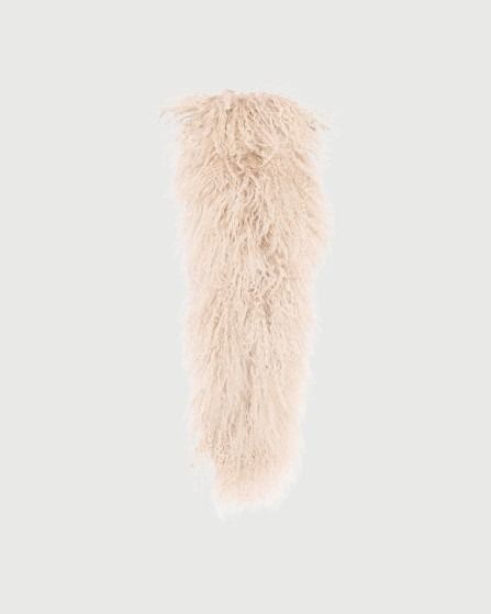 Mongolian shearling scarf - Yves Salomon - New Fall Winter Collection