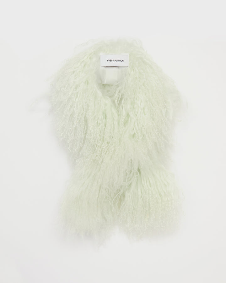 Mongolian shearling scarf -Yves Salomon
