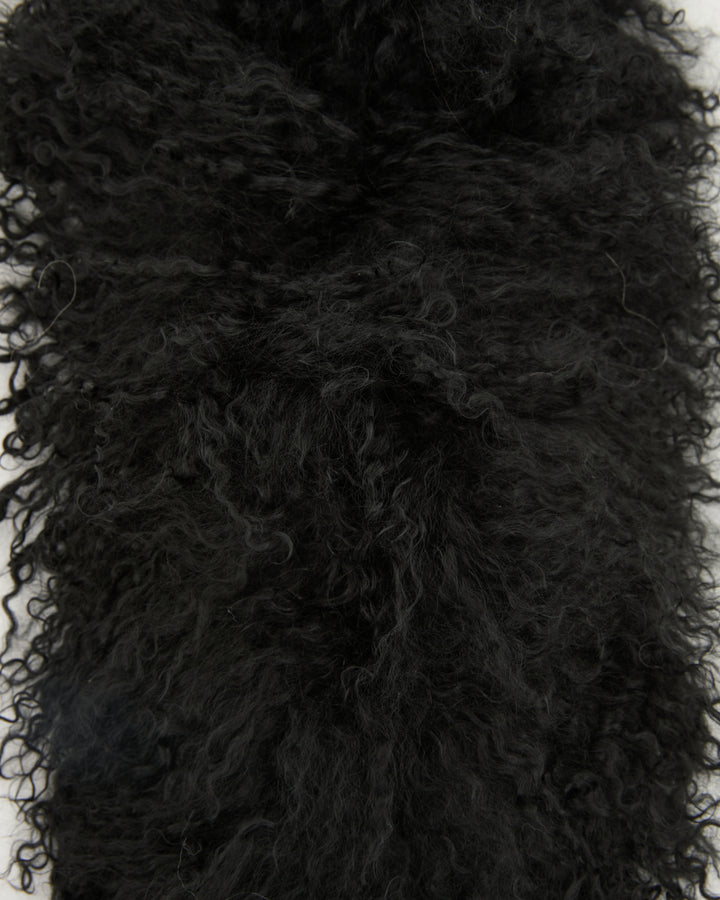 Mongolian shearling scarf -Yves Salomon