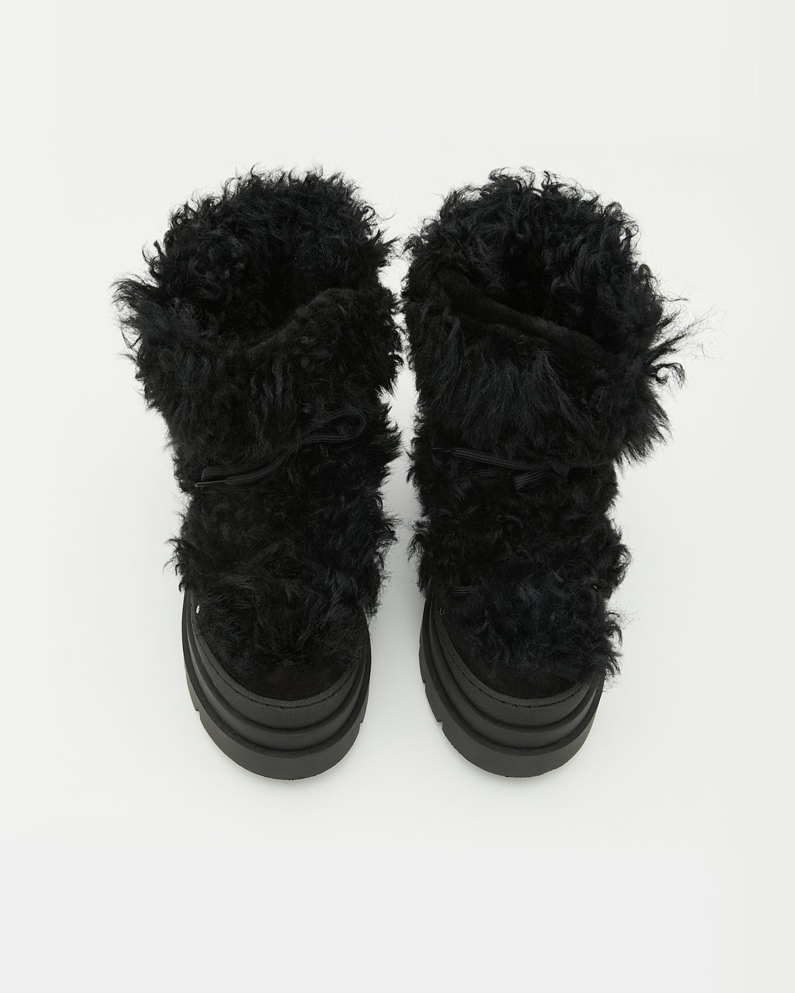 Merino lambskin shearling boots - Yves Salomon