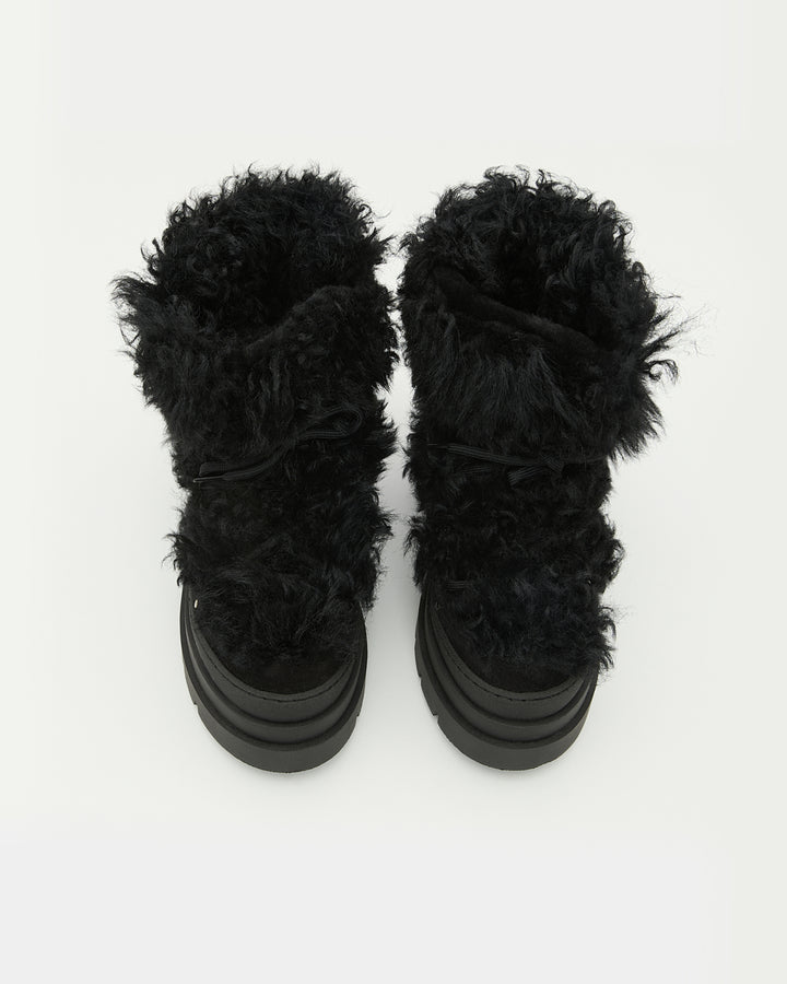Merino lambskin shearling boots - Yves Salomon