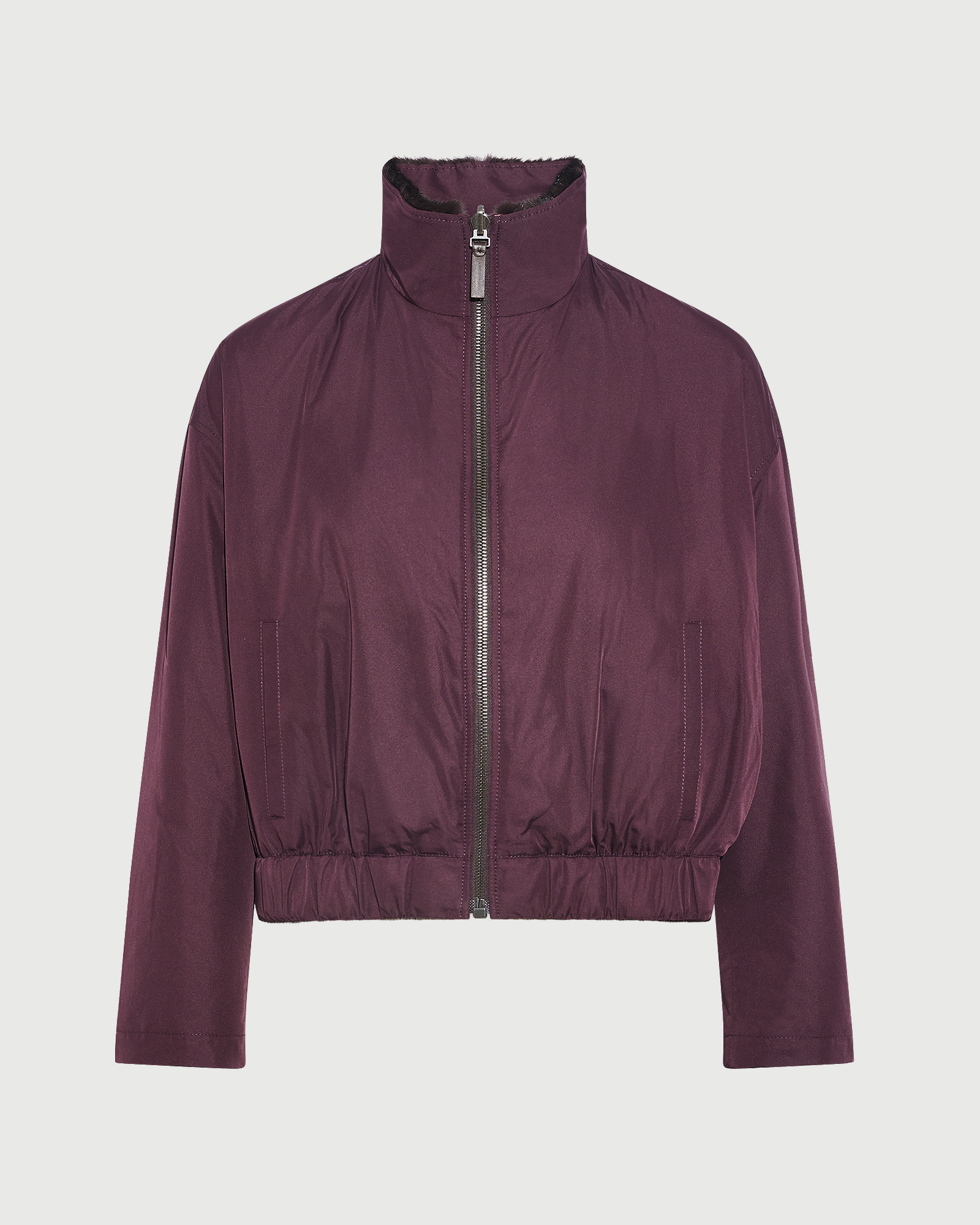 Reversible water-repellent technical fabric jacket with mink fur - Yves Salomon - New Fall Winter Collection