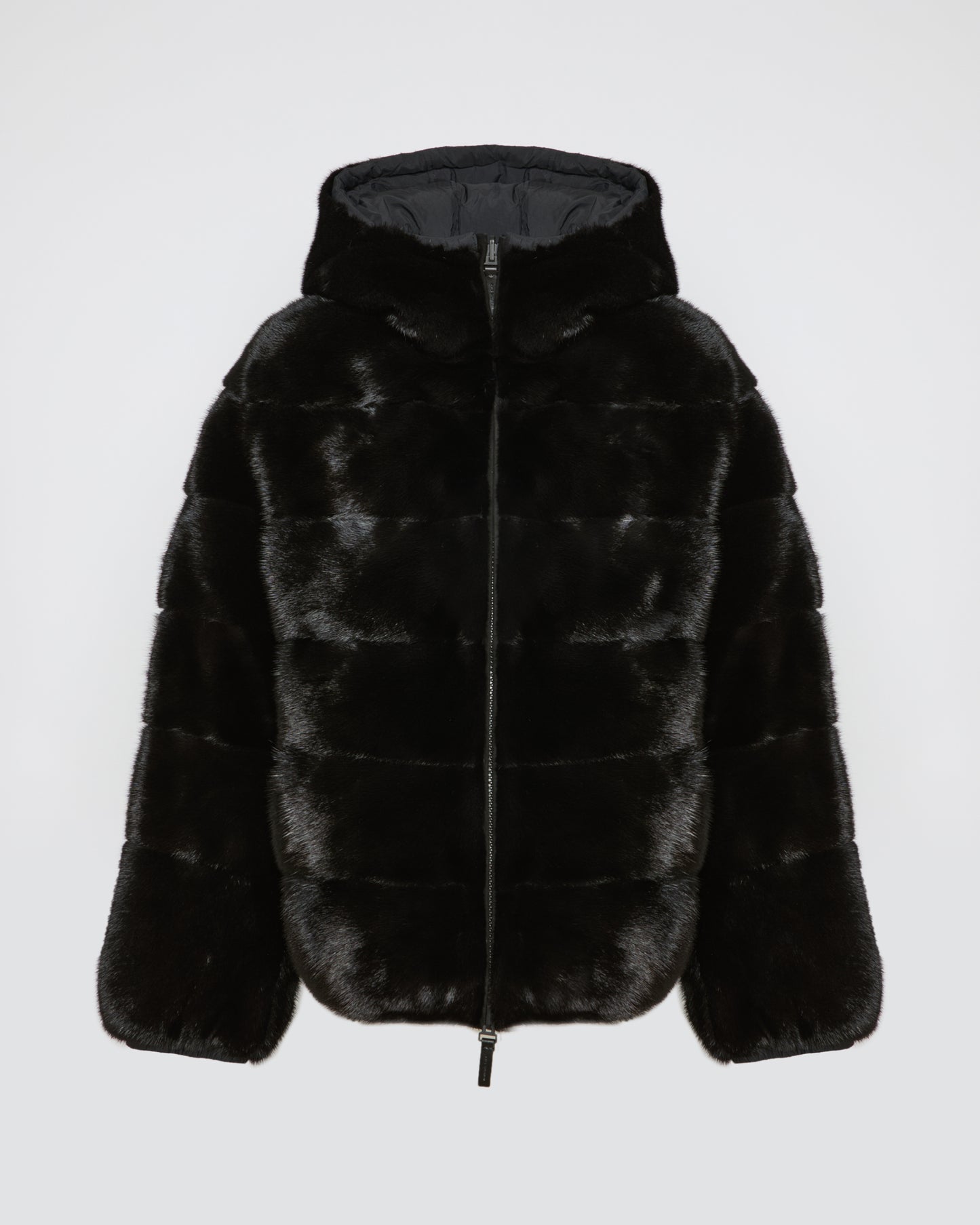 Reversible down jacket in mink fur/fabric -Yves Salomon