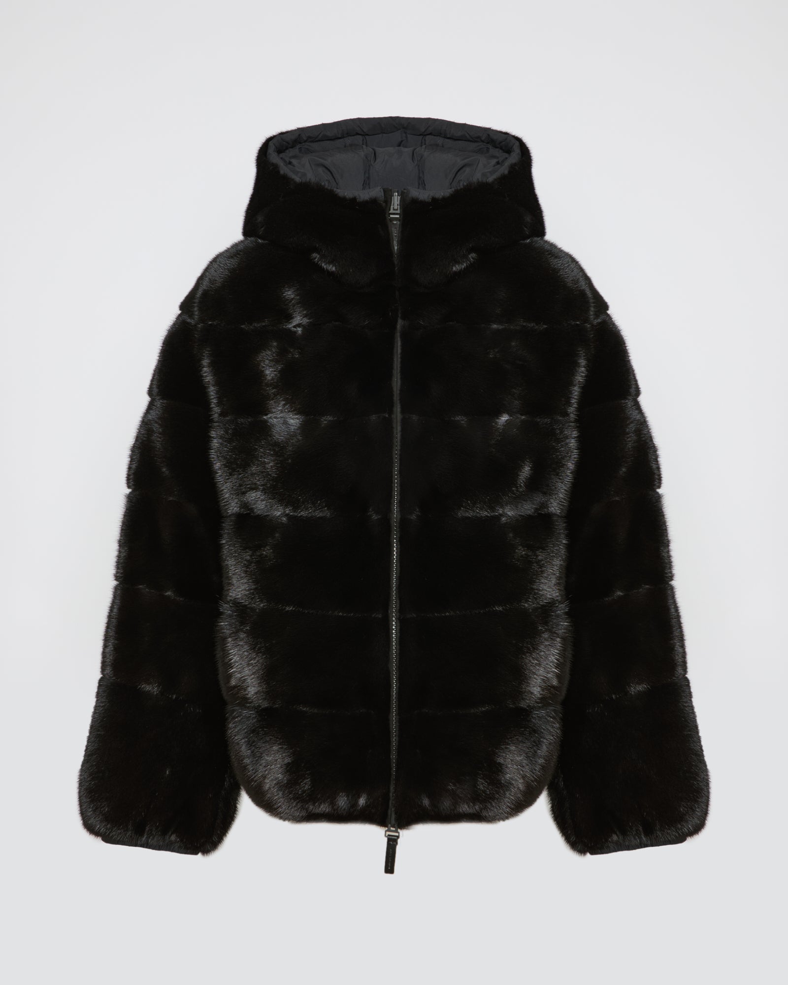 Reversible down jacket in mink fur/fabric -Yves Salomon