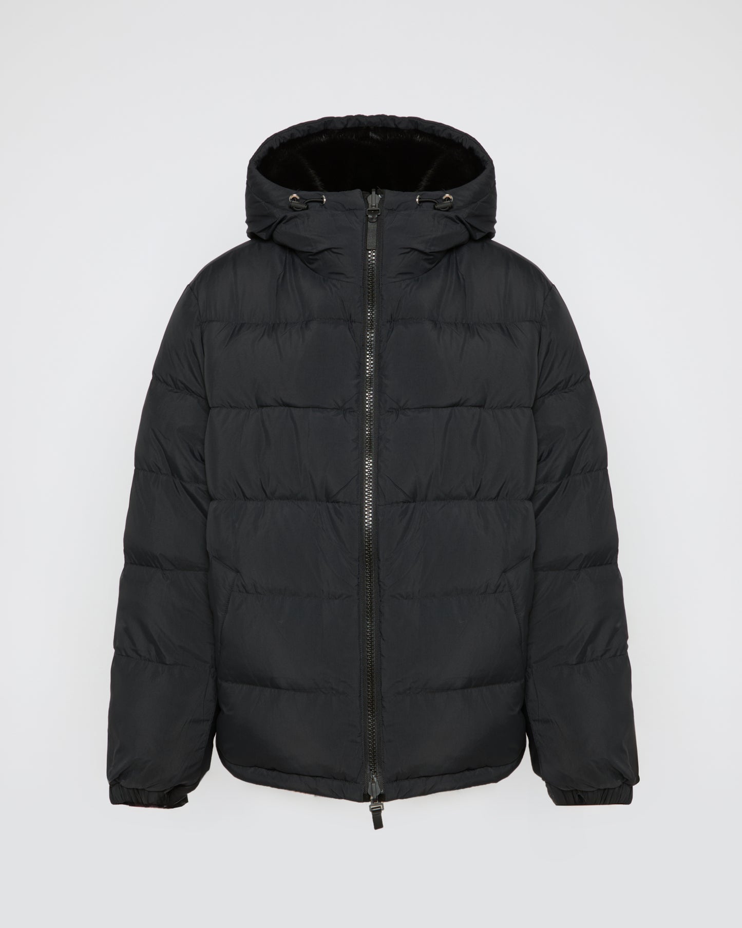 Reversible down jacket in mink fur/fabric -Yves Salomon