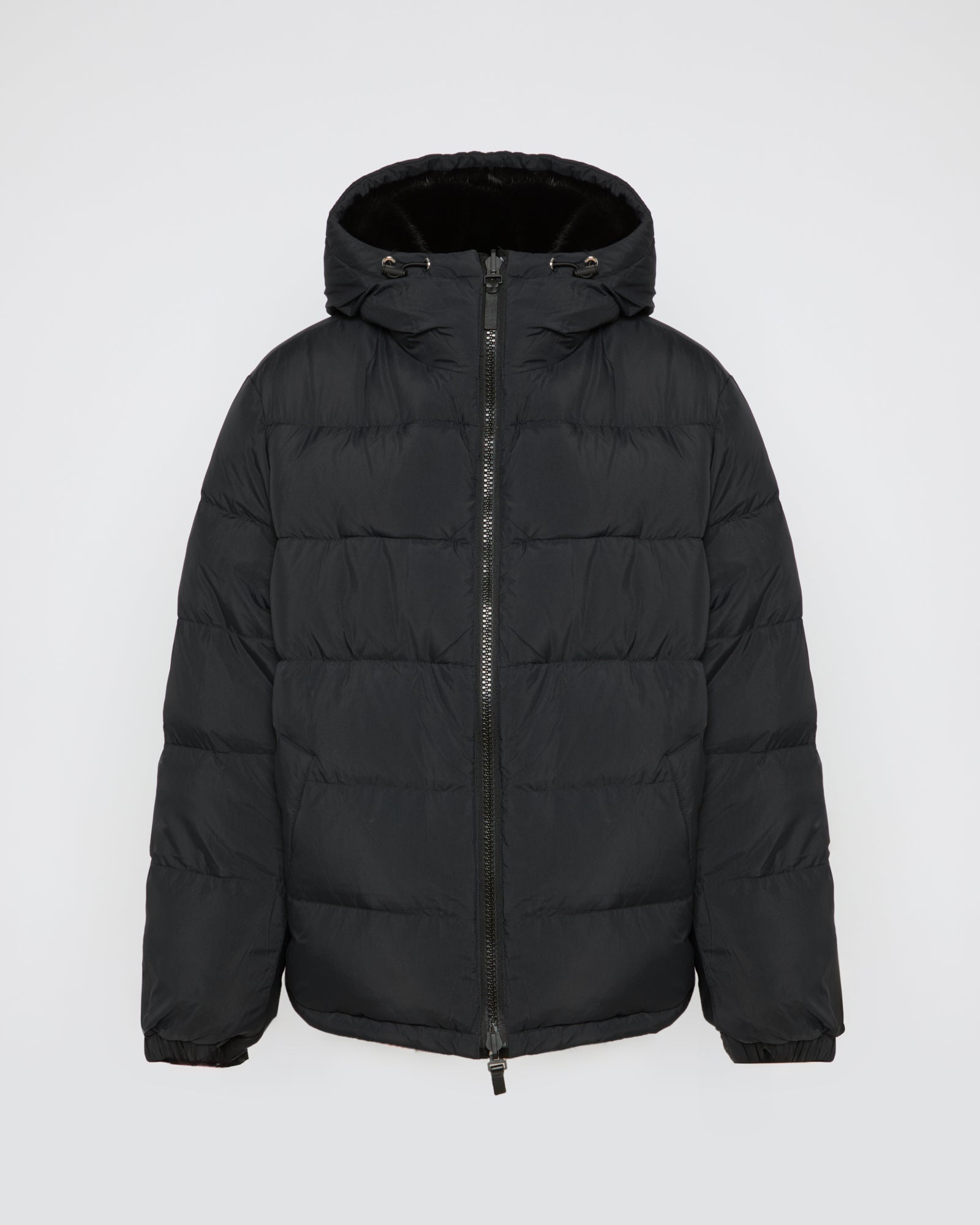 Reversible down jacket in mink fur/fabric -Yves Salomon