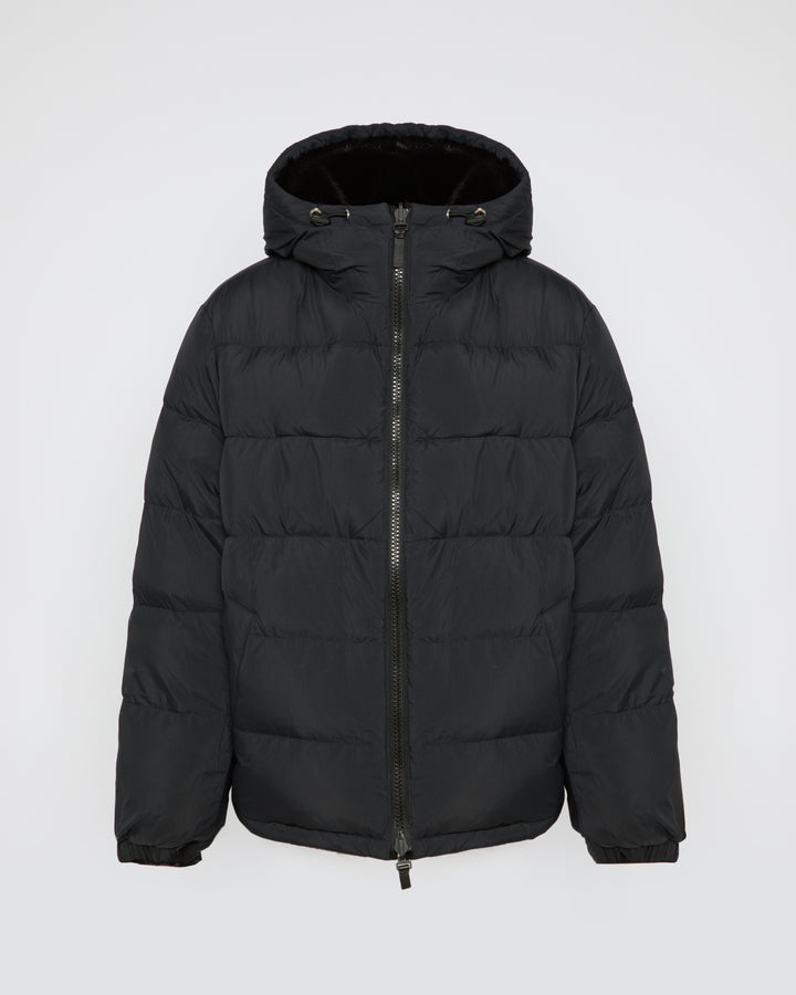 Reversible down jacket in mink fur/fabric -Yves Salomon