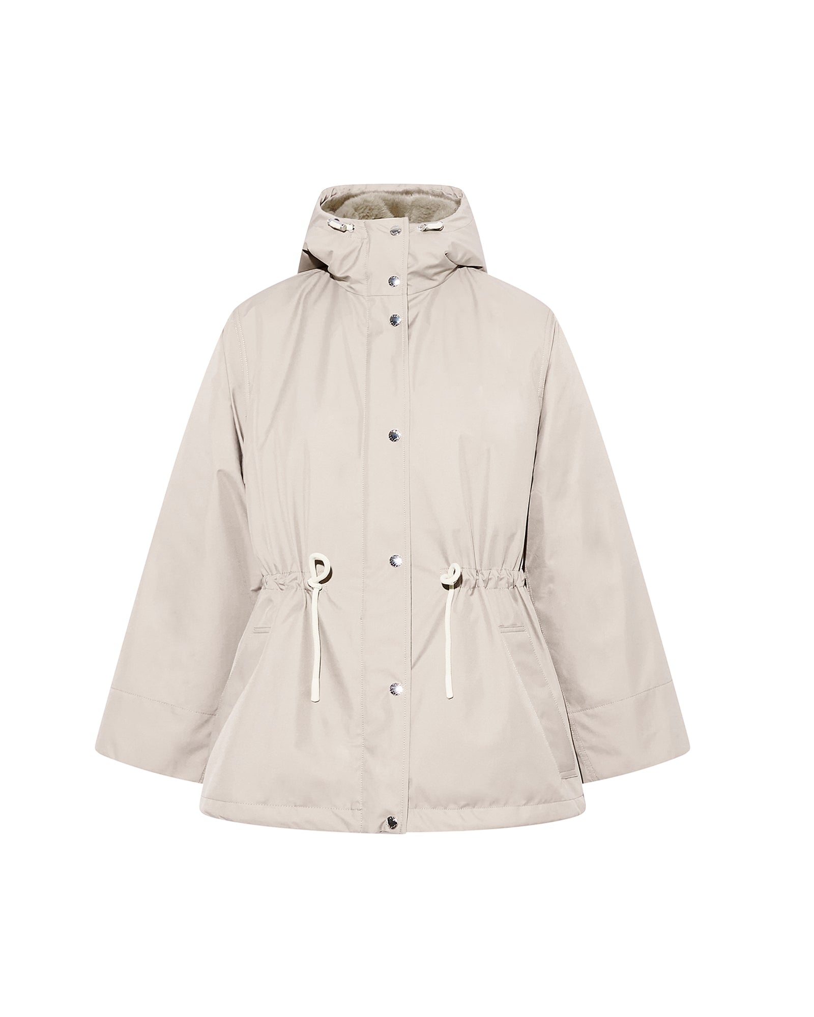 Technical fabric and mink parka - Yves Salomon
