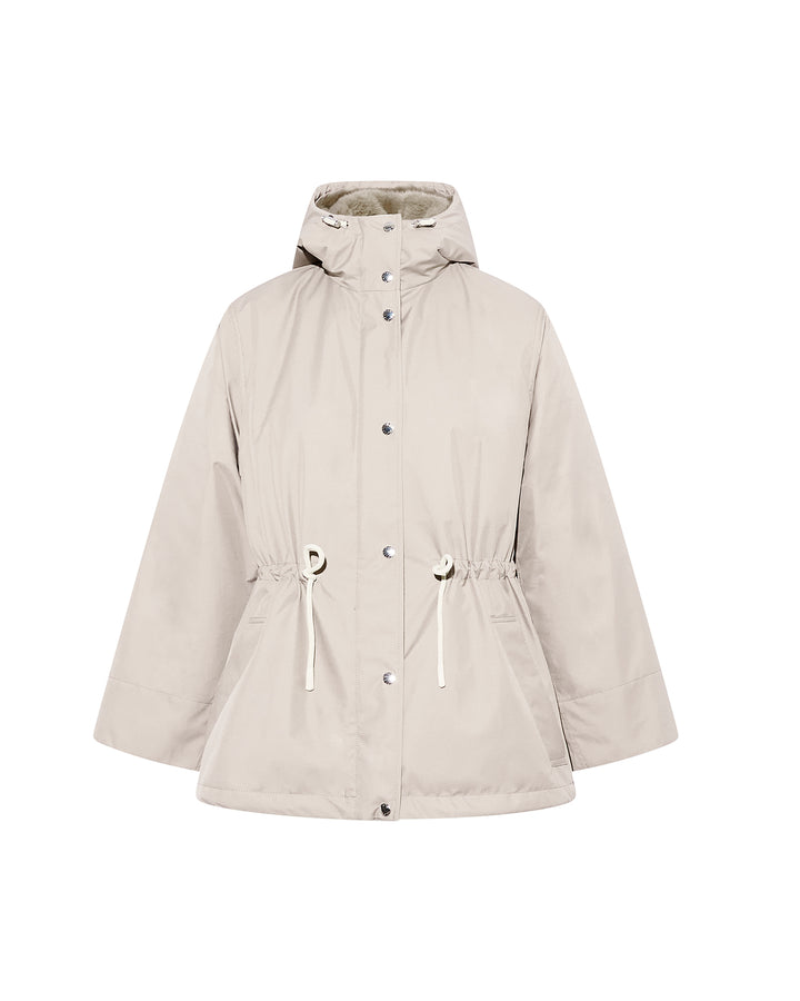 Technical fabric and mink parka - Yves Salomon