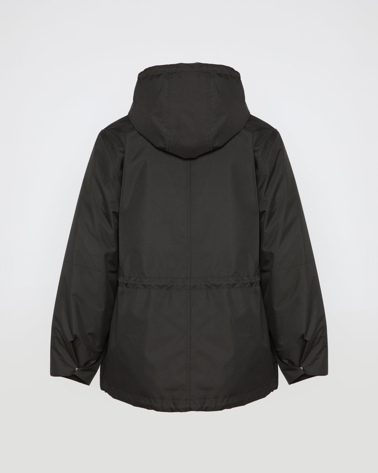 Technical fabric and mink parka -Yves Salomon