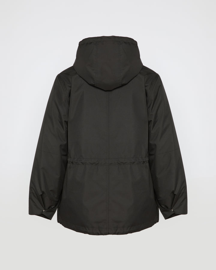 Technical fabric and mink parka -Yves Salomon