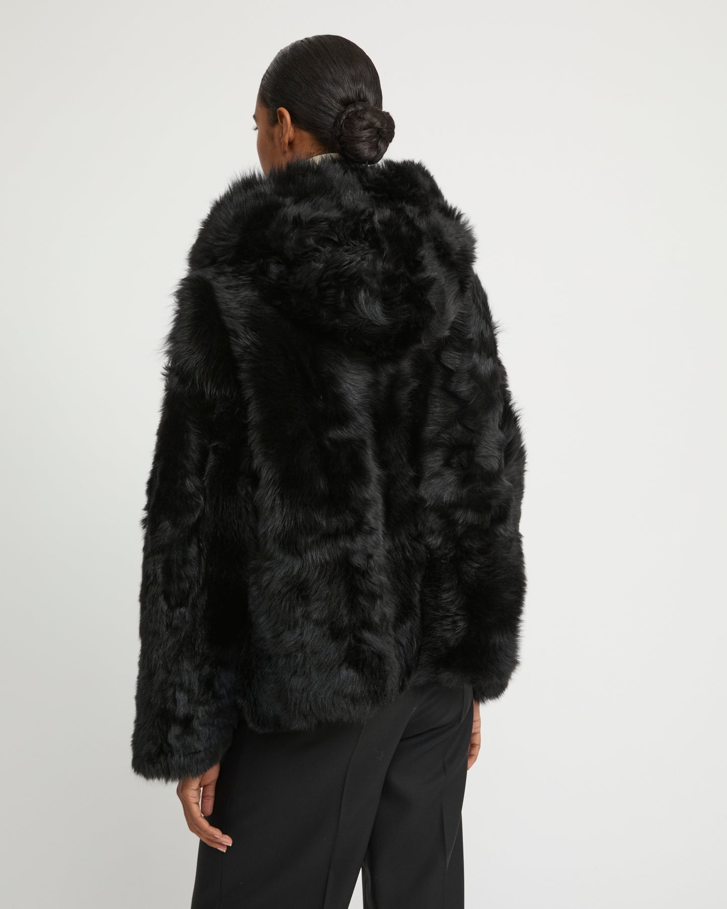 Short Toscana lambskin shearling parka - Yves Salomon